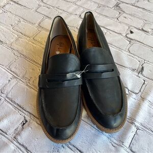 Black Leather Loafers